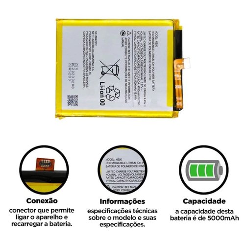 Miniatura 8 de Bateria Moto G52 - G82 - G72 - G71S (Ne50)